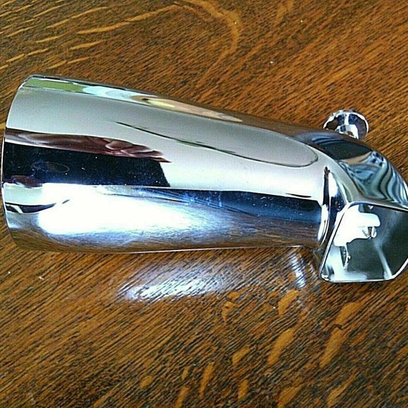 Diverter Bath Shower Chrome Tub Faucet Spout Mixer Wall Mount Sink Bathroom Taps - Picture 2 of 16